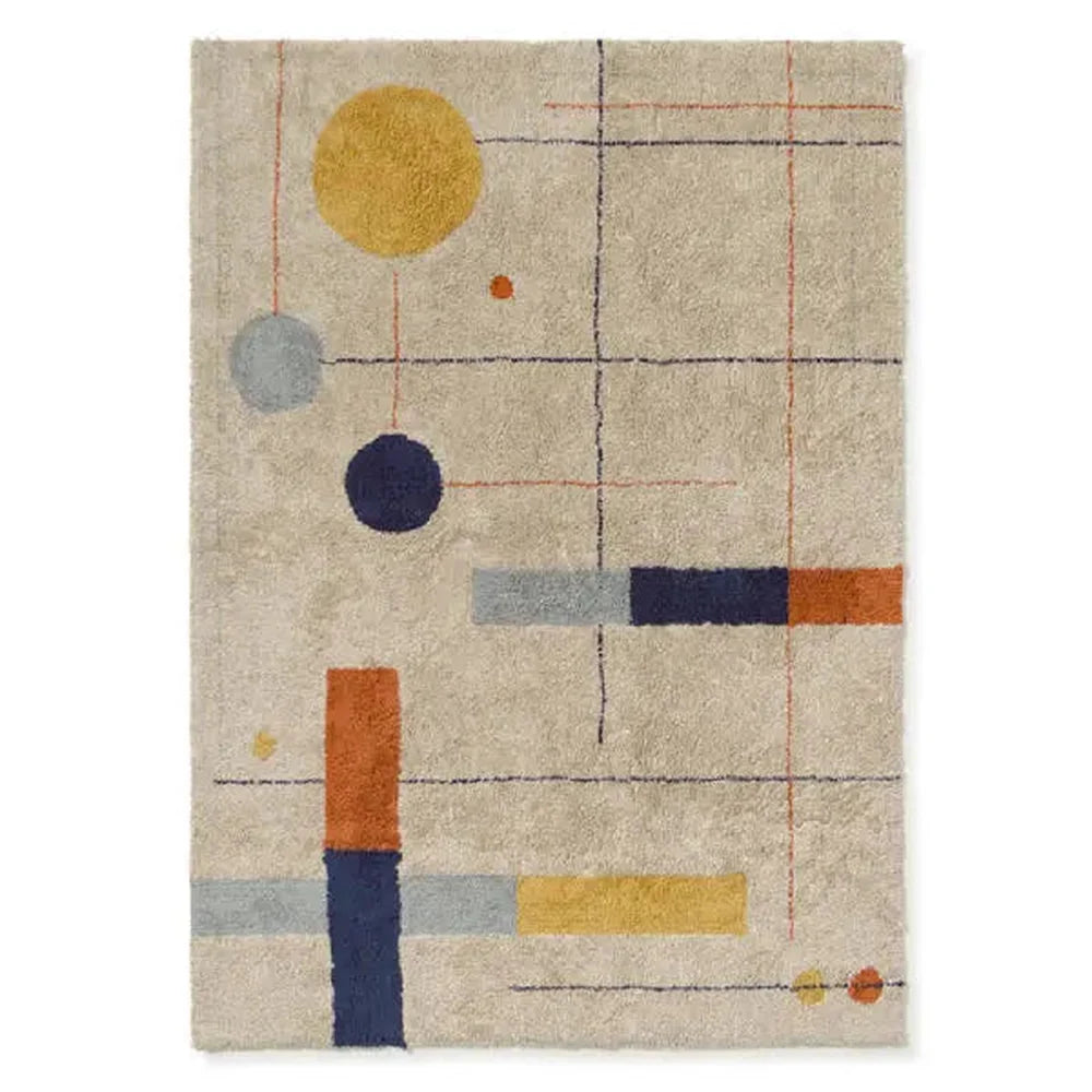 Lorena Canals Washable Rug Geometrical Shapes 120 x 160 cm