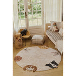 Lorena Canals Wasbaar Tapijt Honden 140cm