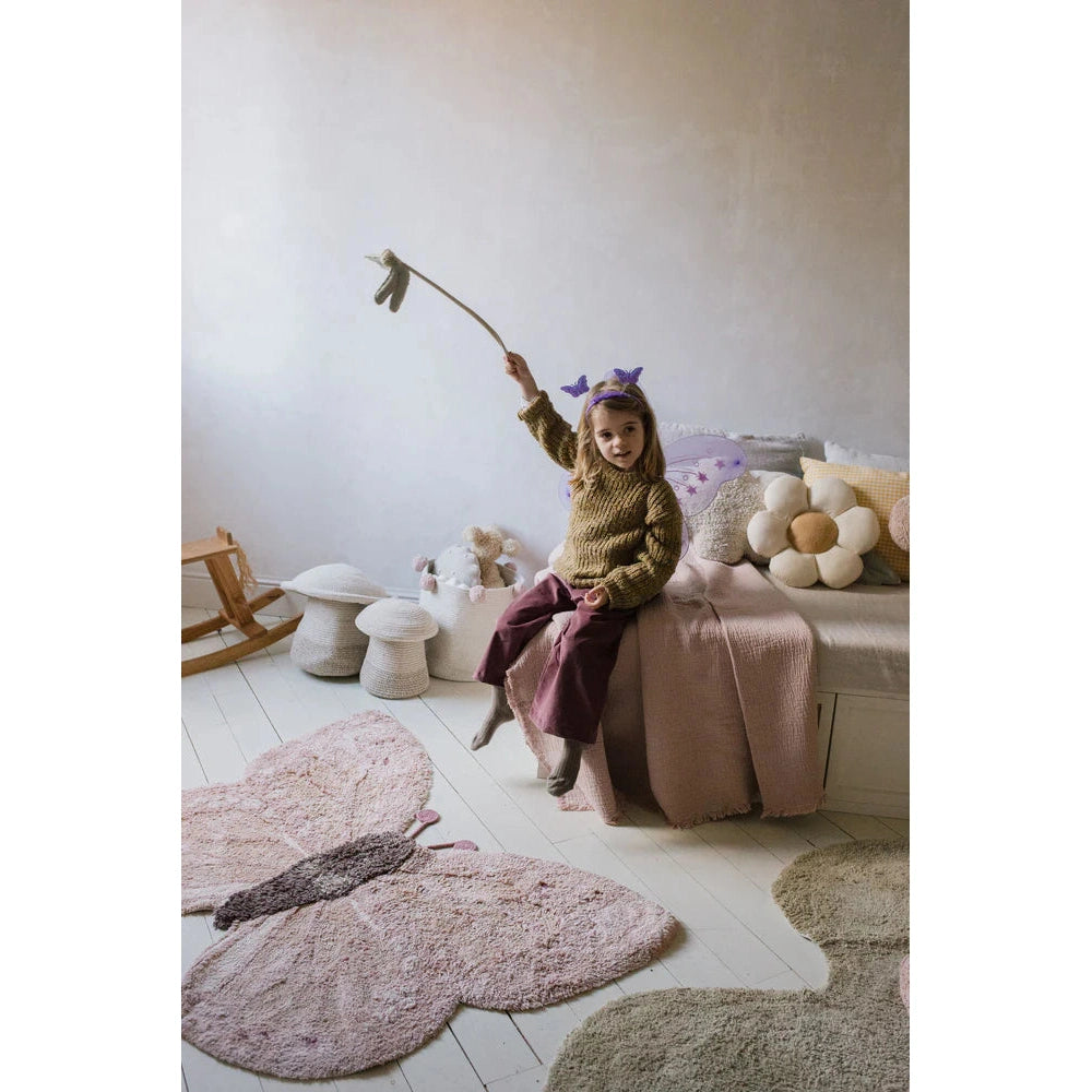 Lorena Canals Wasbaar Tapijt Vlinder 90x120cm