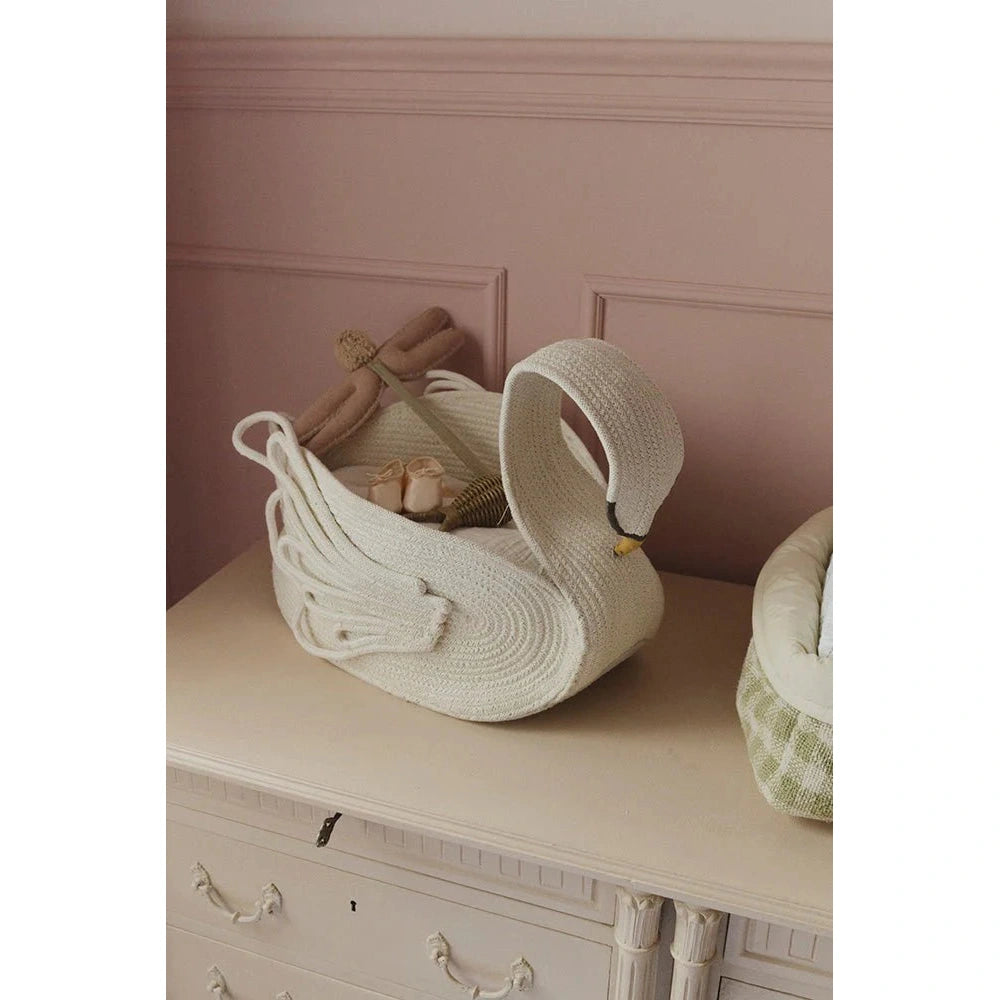 Lorena Canals Basket Swan 55x25x29cm