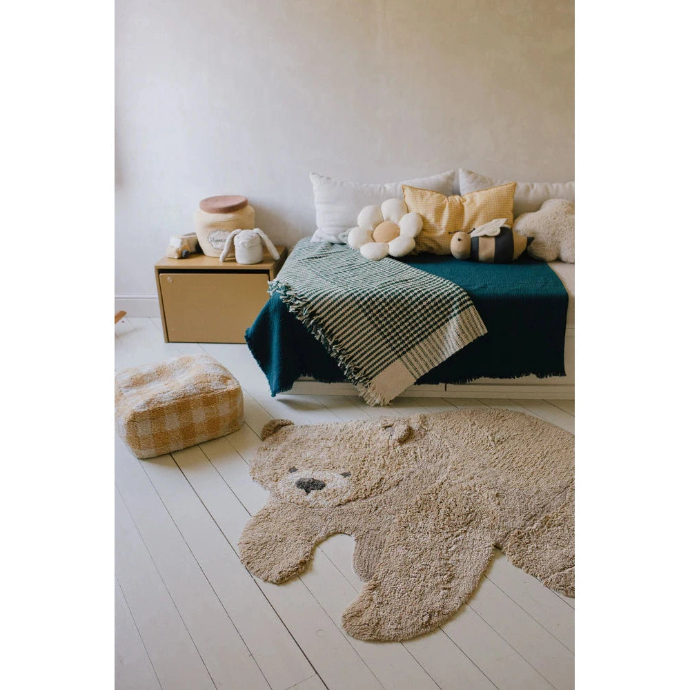 Lorena Canals Wasbaar Tapijt Beer 120x122 cm