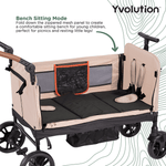Yvolution bolderkar wandelwagen groen
