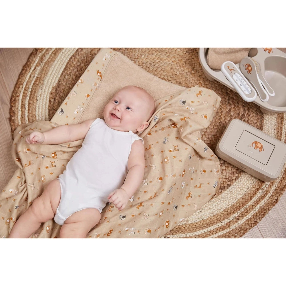 Bébé-jou Borstel en kam - Taupe Soft Spring