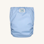 Bumbuns Easy Herbruikbare Luier met klittenband - Gestreept Blauw