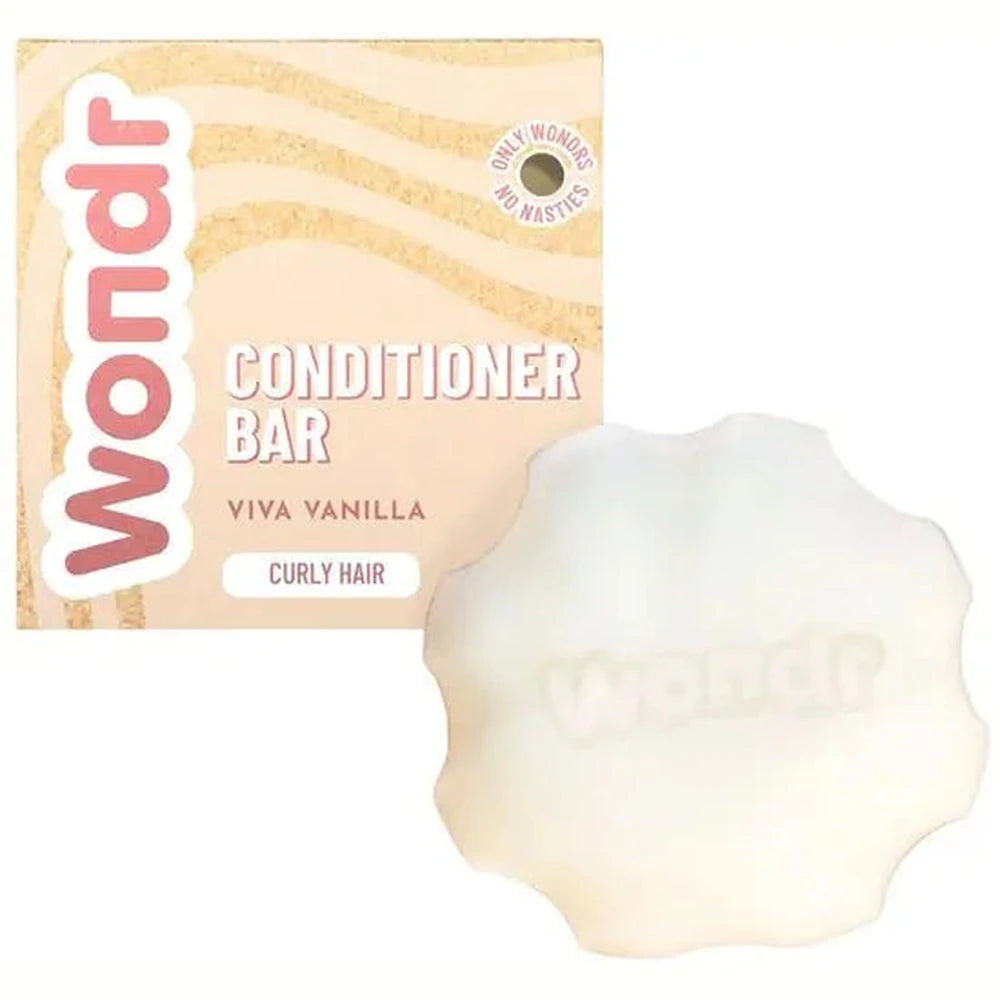 Wondr Conditioner Bar - Viva Vanilla - Krullend haar - Intensieve Verzorging - 55g
