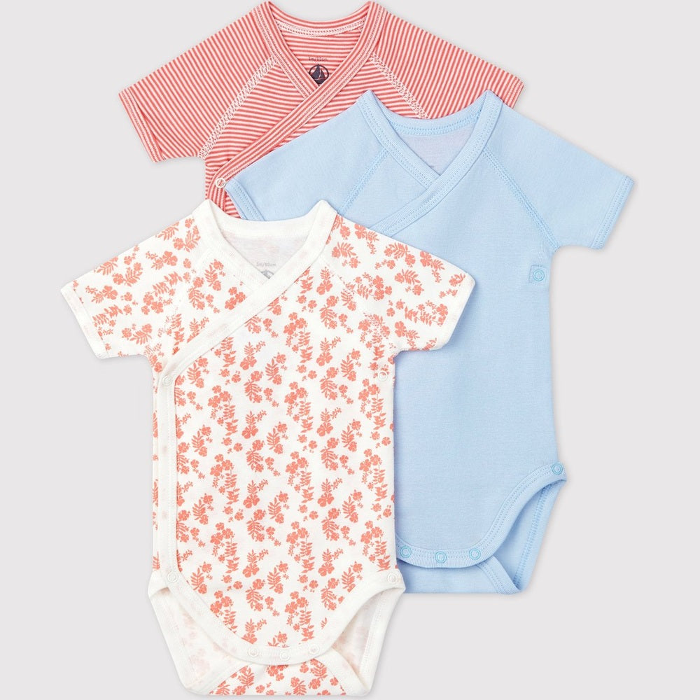 Petit Bateau Set Van 3 Meisjesrompertje 6 maand