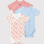 Petit Bateau Set Van 3 Meisjesrompertje 6 maand