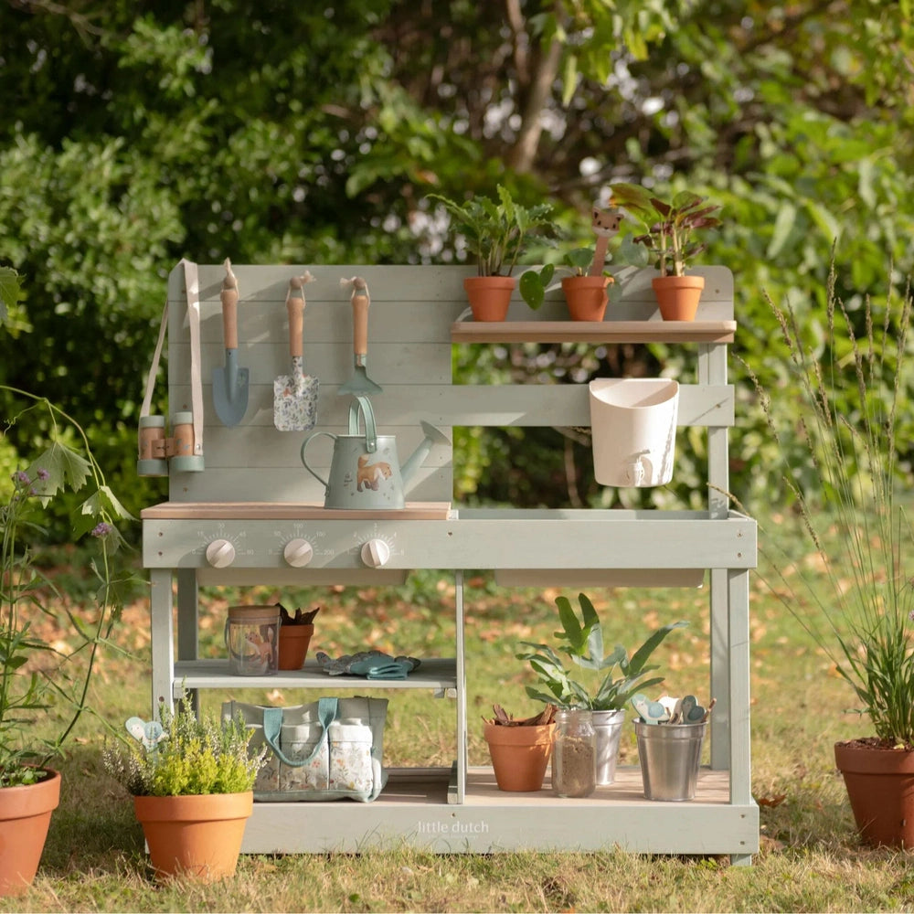 Little Dutch Houten Buitenkeuken - Groen
