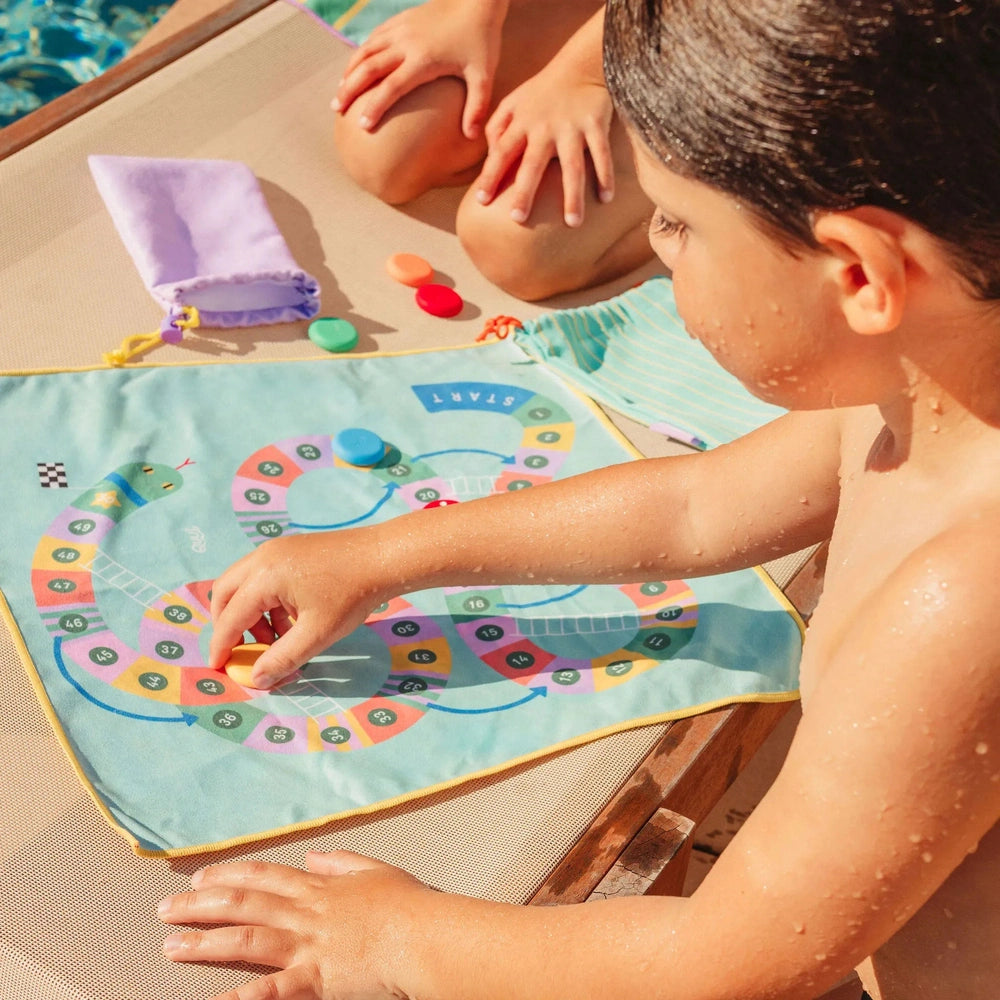 QUUT 2-in-1 Zand En Waterproof Spel - Slangen & ladders