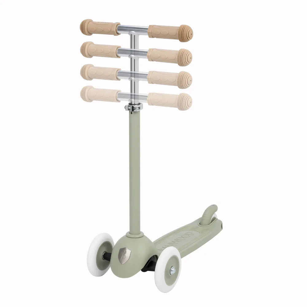 Banwood Eco Scooter Step - Met Mandje - Olive
