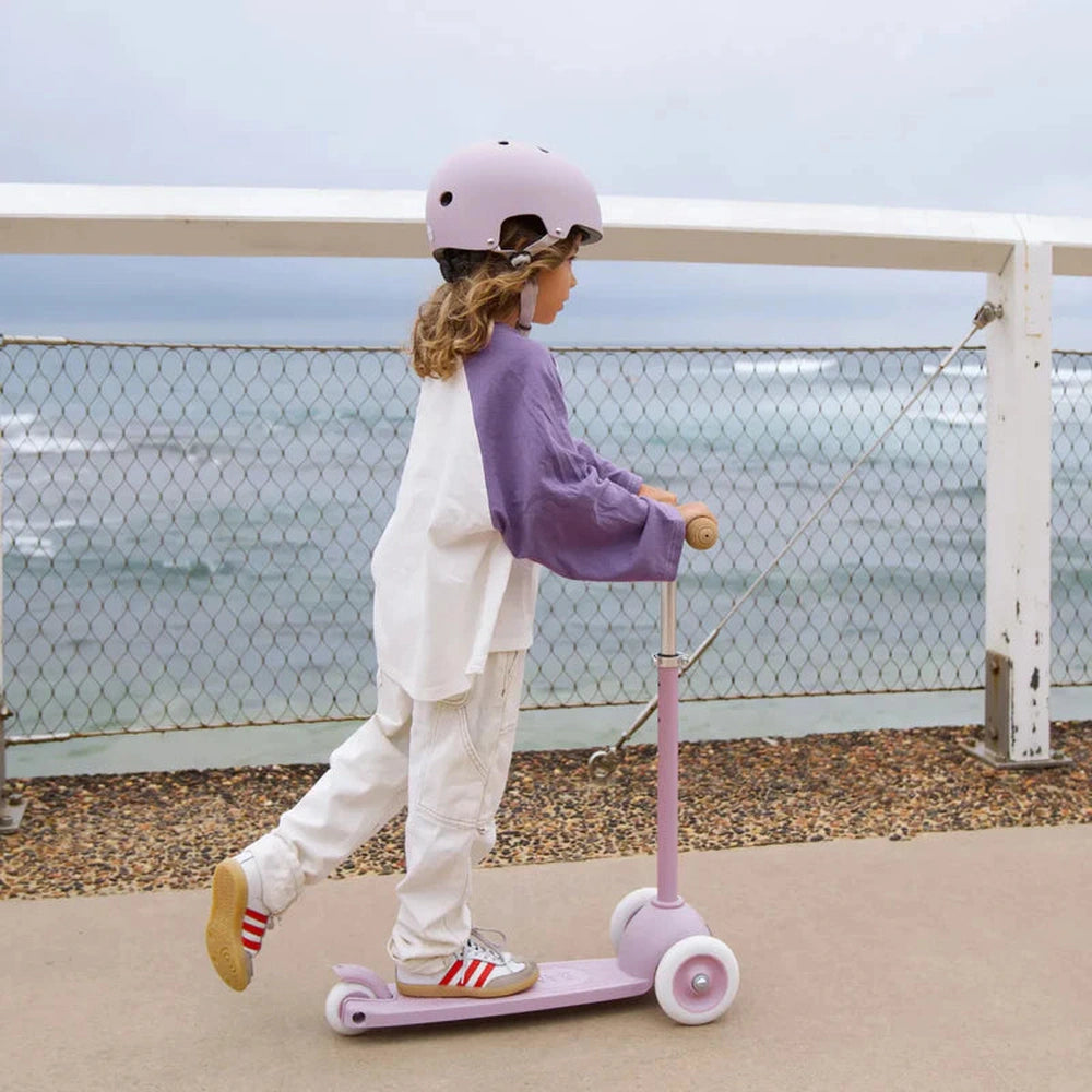 Banwood Eco Scooter Step - Met Mandje - Lavender