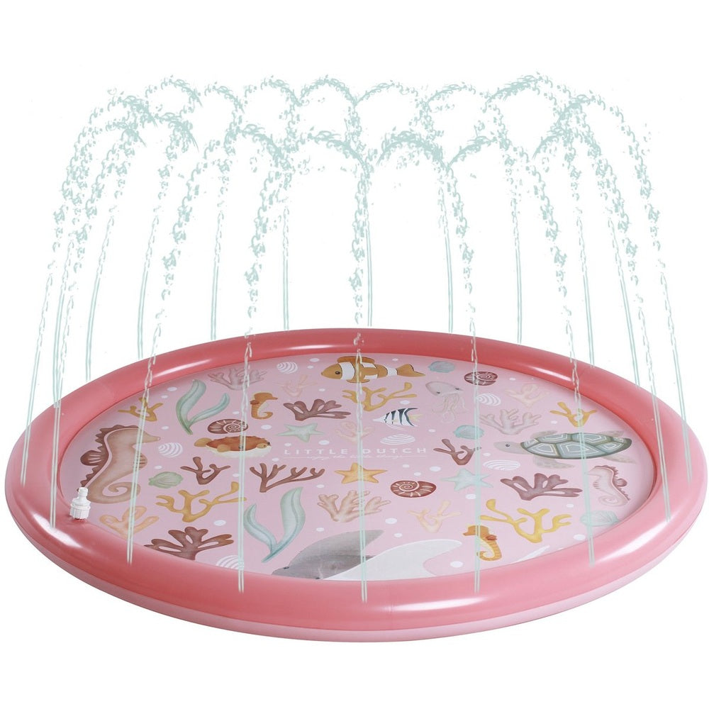 Little Dutch Sprinklermat Ocean Dreams Roze 150 cm
