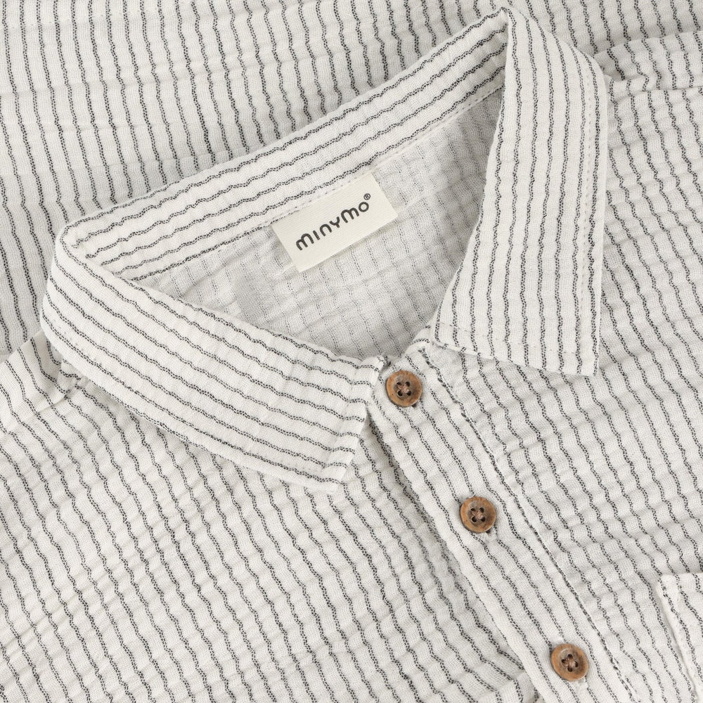 Minymo Shirt met Korte Mouwen - Gestreept