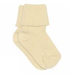MPkids Cotton Rib Baby Socks - Beige