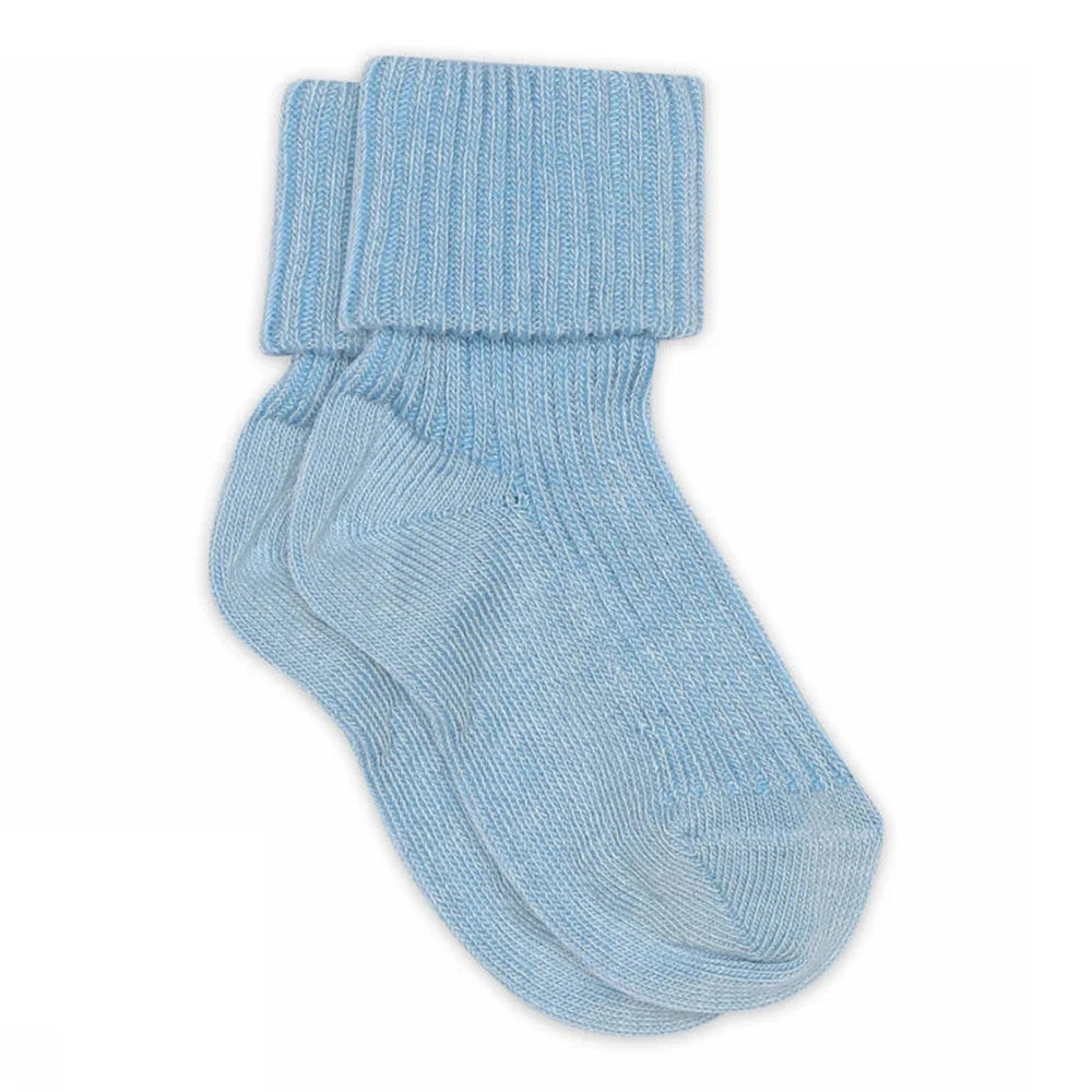 MPkids Cotton Rib Baby Socks - Blue bell