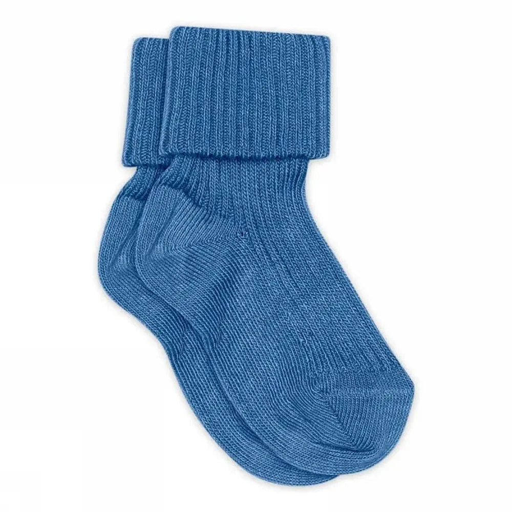 MPkids Cotton Rib Baby Socks - Blue High Tide