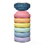 Stapelstein Super Confetti Rainbow Set - Pastel
