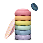 Stapelstein Super Confetti Rainbow Set - Pastel