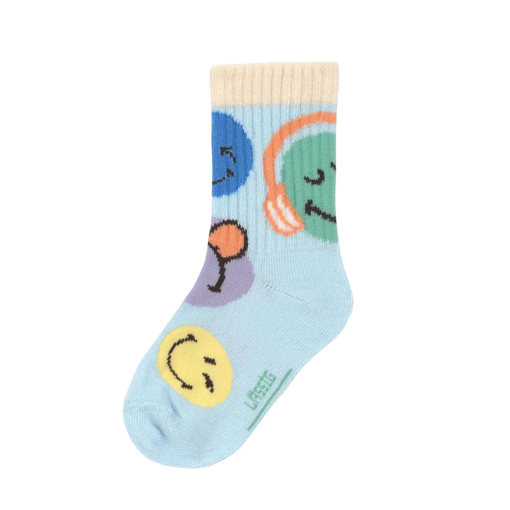Lässig Socks 3-pack - Smiley World Blue