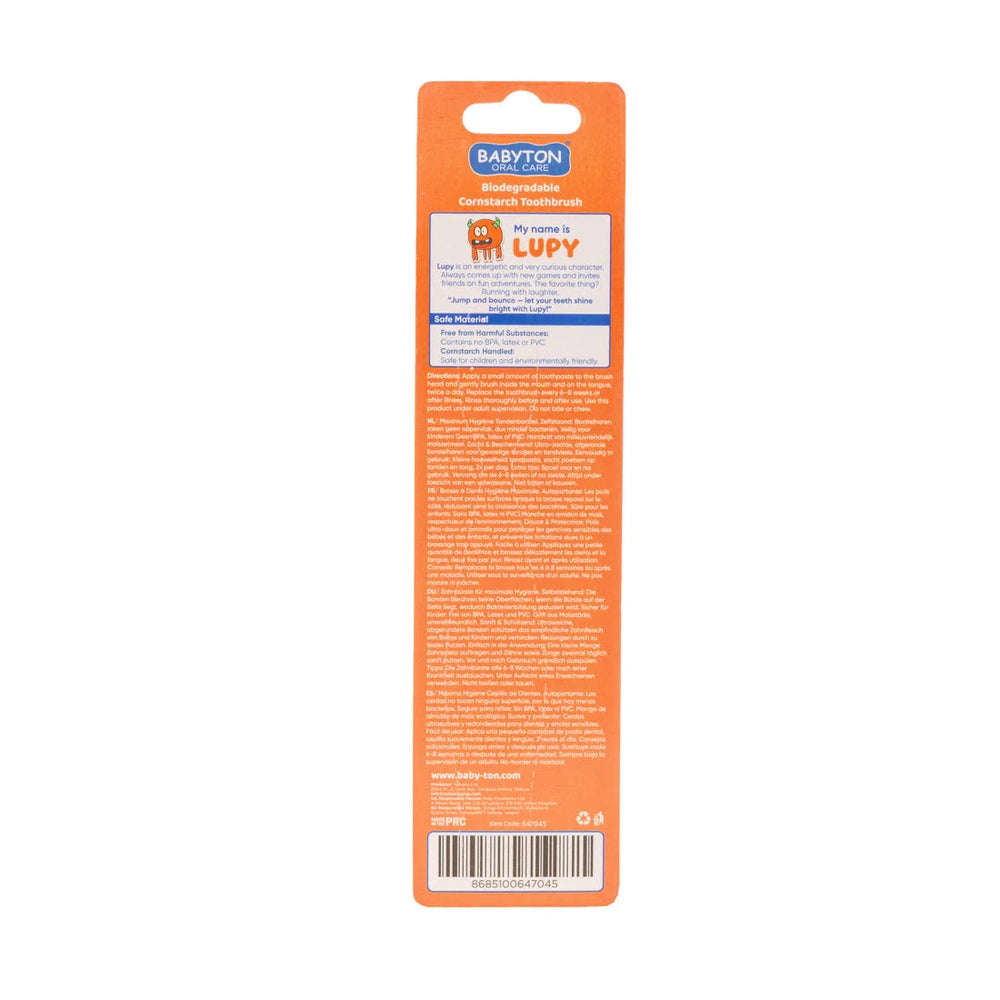 Babyton Bio Tandenborstel Zachte Haartjes Lupy