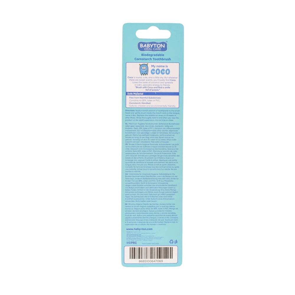 Babyton Bio Tandenborstel Zachte Haartjes Coco