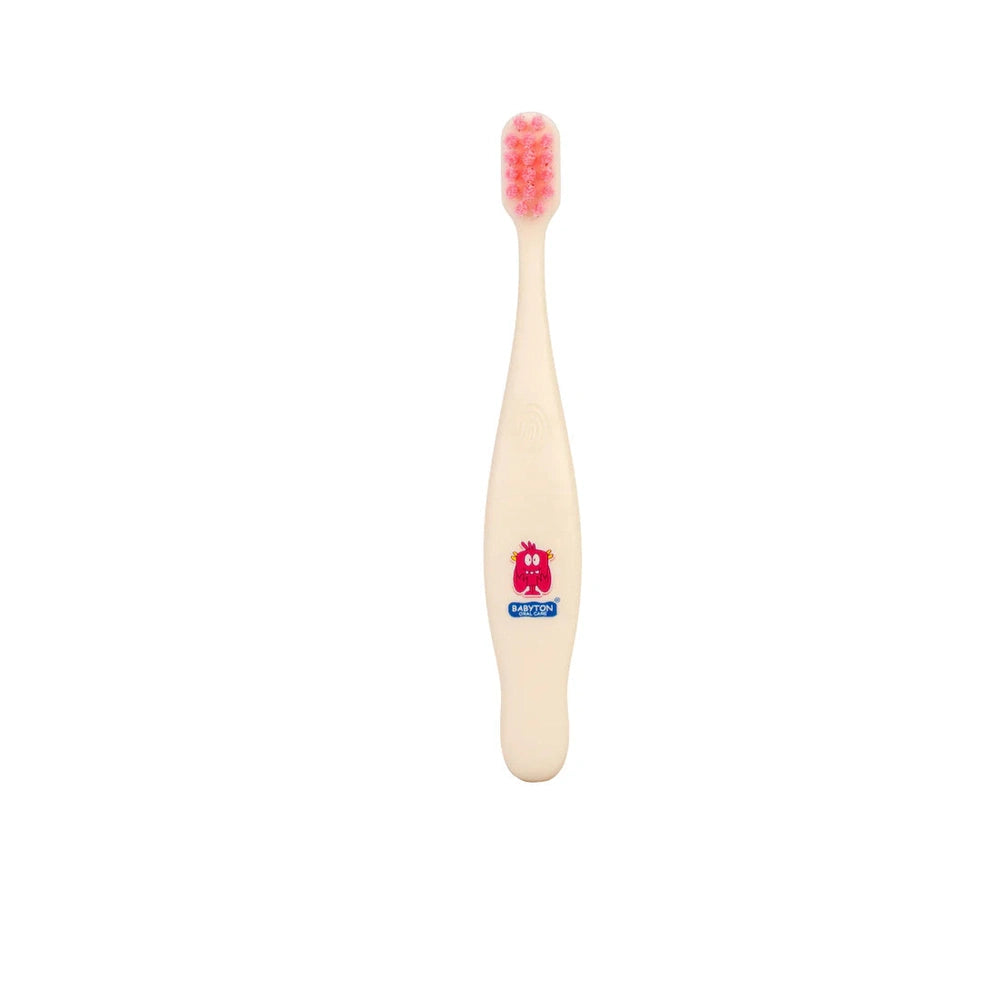 Babyton Bio Tandenborstel Zachte Haartjes Pinky