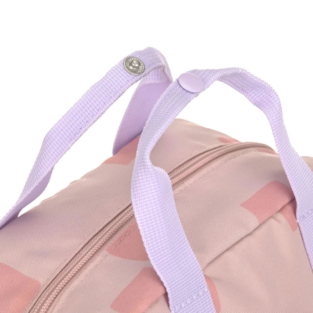 Lässig Mini Vierkante Rugzak Met Feestelijk Patroon - Roze