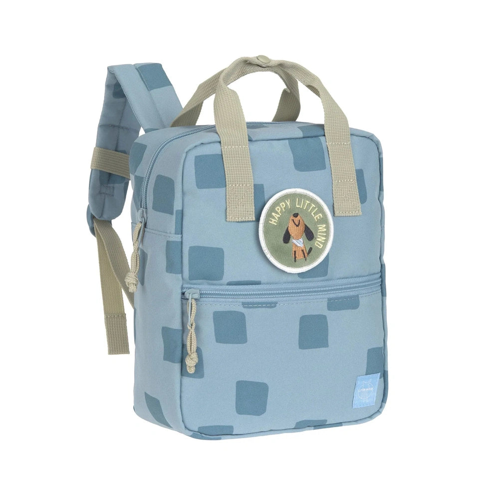 Lässig Mini Vierkante Rugzak Met Feestelijk Patroon - Blauw