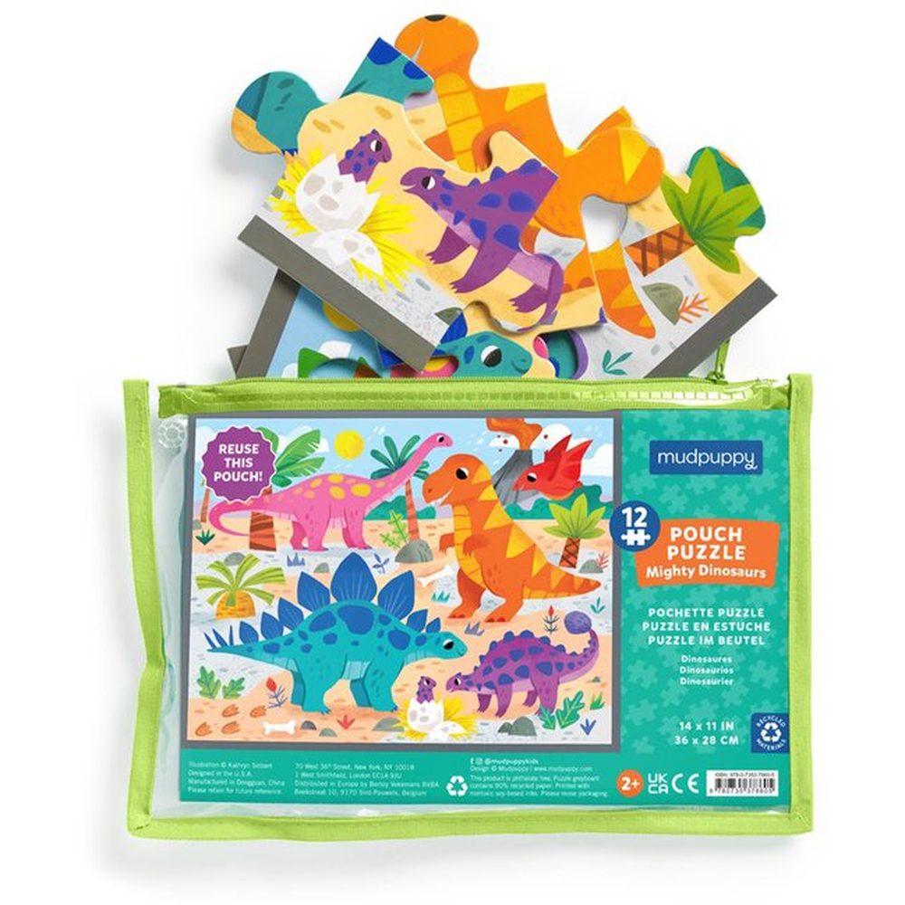 Mudpuppy Puzzel - Mighty Dinosaurs