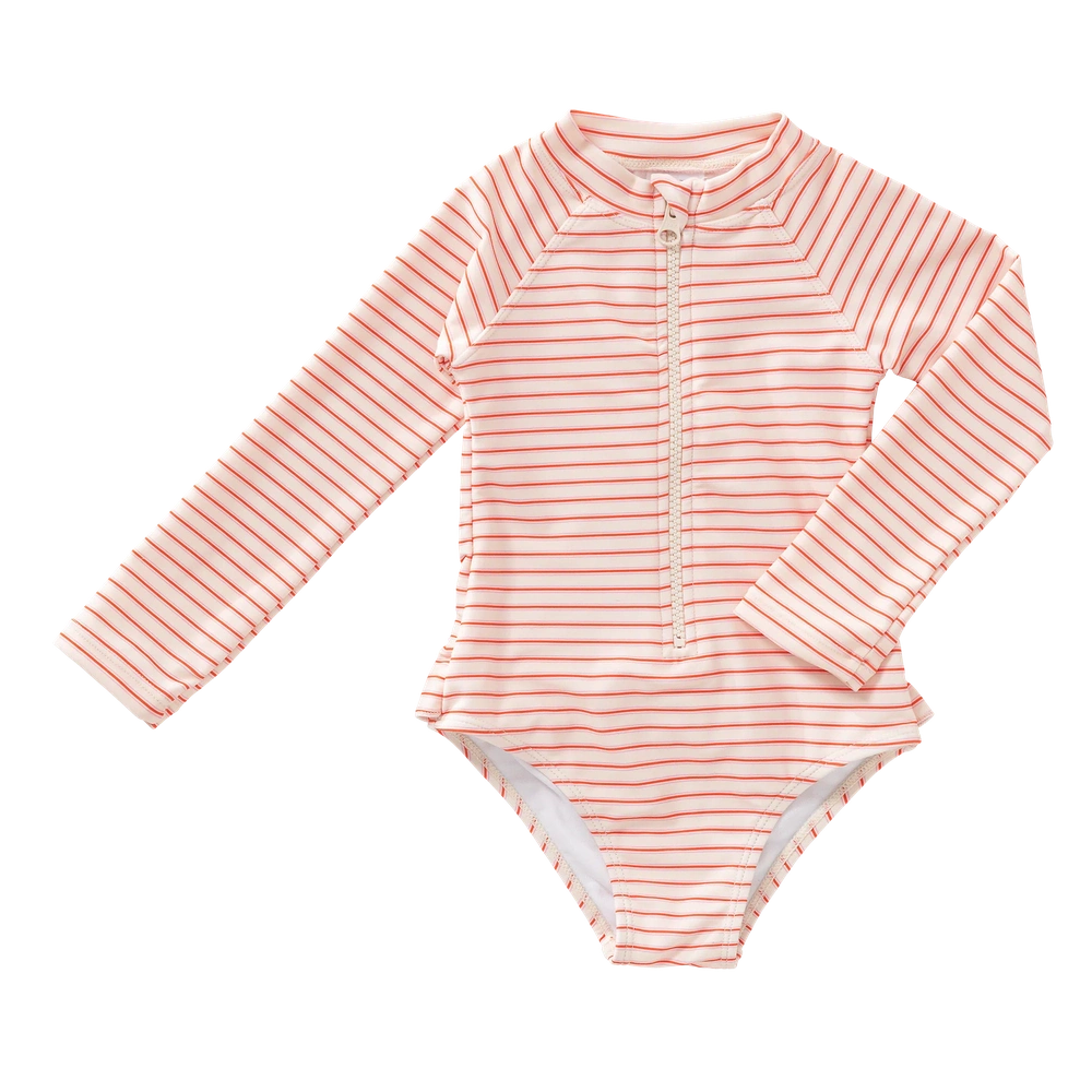 Fresk UV Suit longsleeve girls Summer - stripes