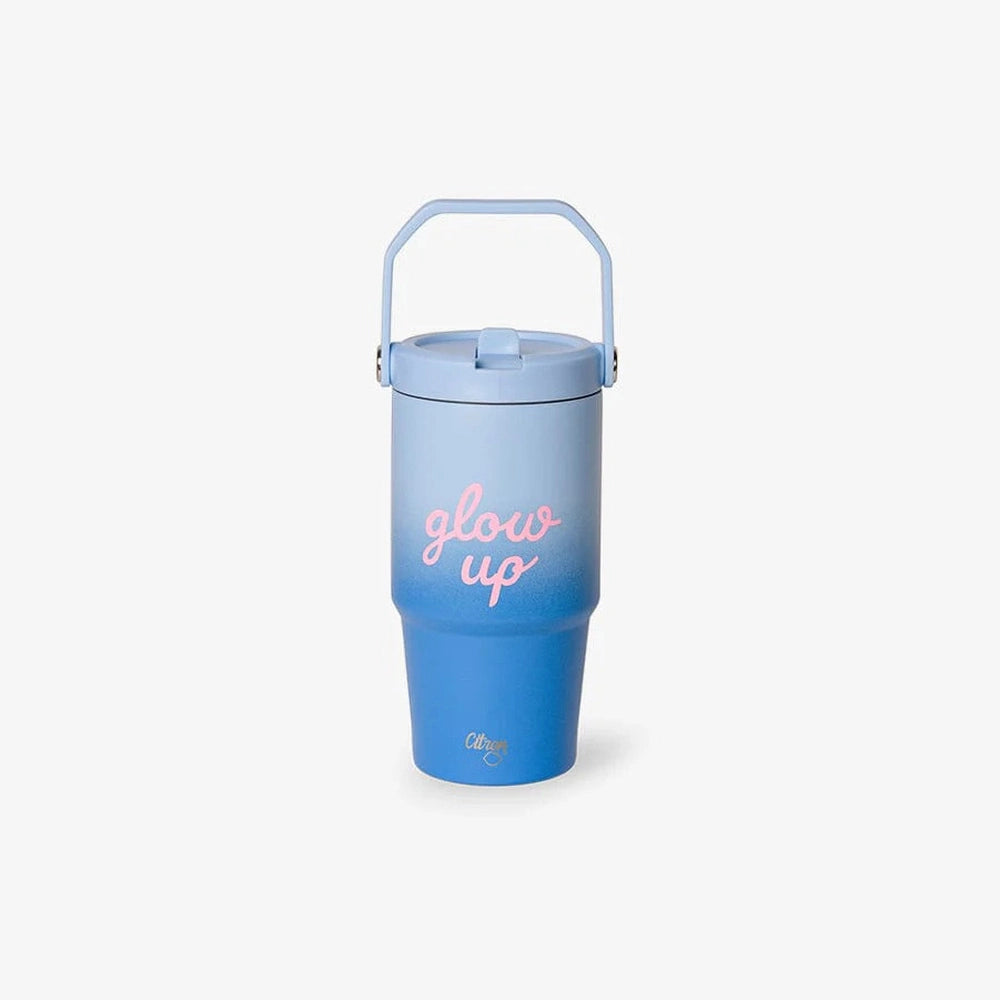 Citron Geïsoleerde Drinkbeker 600ml - Blauw Glow Up