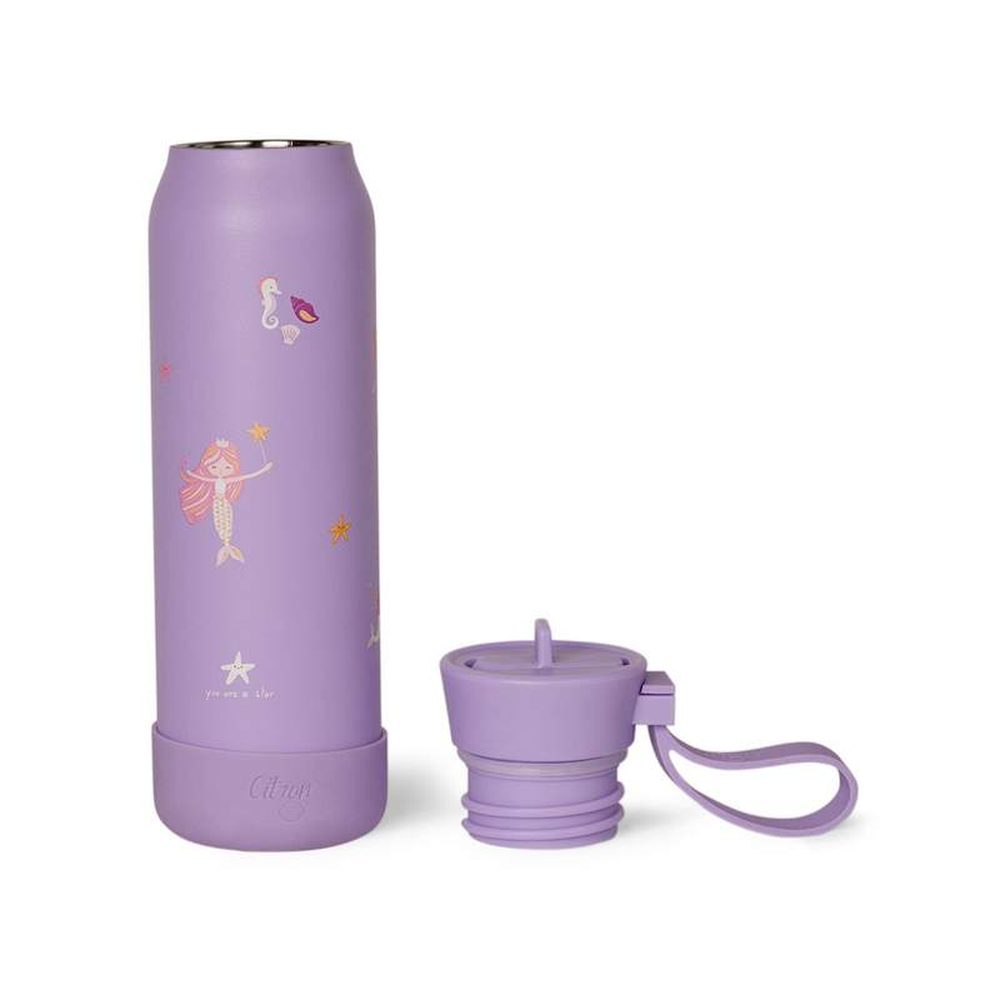 Citron kleine waterfles 350ml Zeemeermin