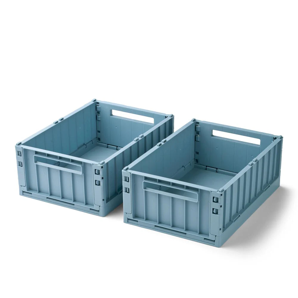 Liewood Weston Small Storage Box 2Pack - Beach Blue