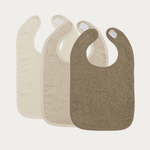 Meyco Baby Slab Klittenband Badstof - Natural/Soft Sand/Taupe
