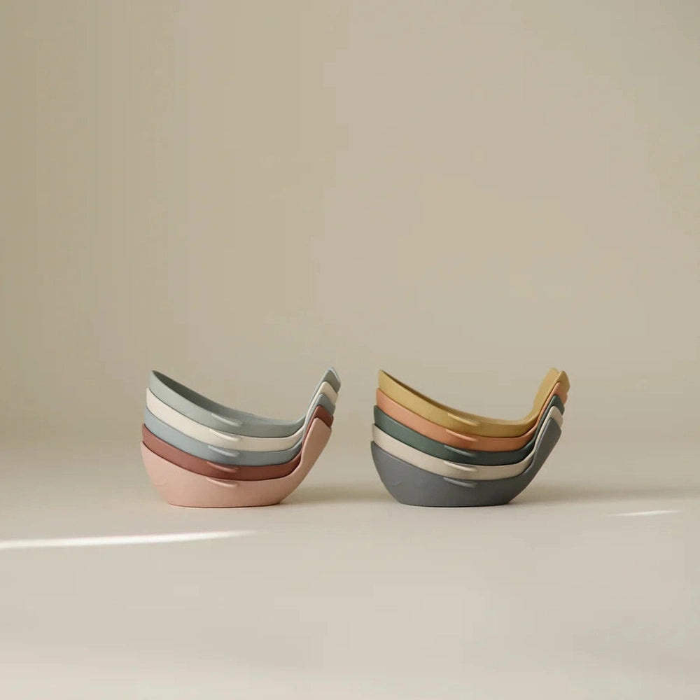 Mushie Whale Bath Stackers - Original