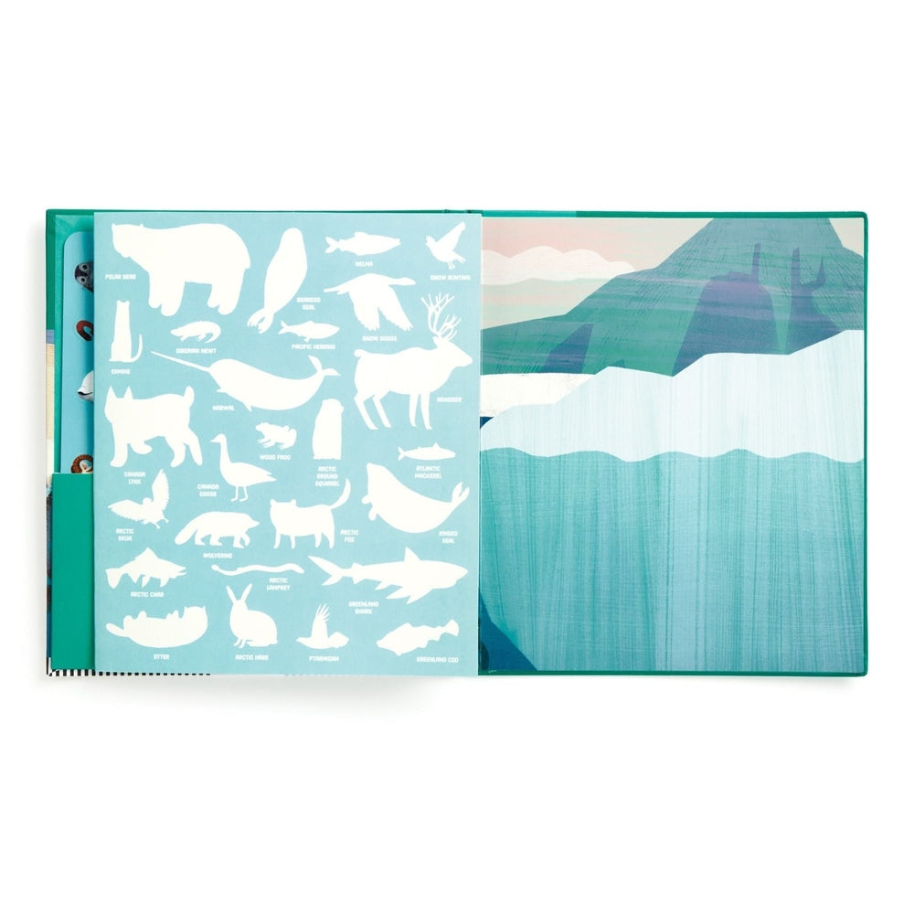 Mudpuppy Arctic Life Sticker Play Reusable Activity Set