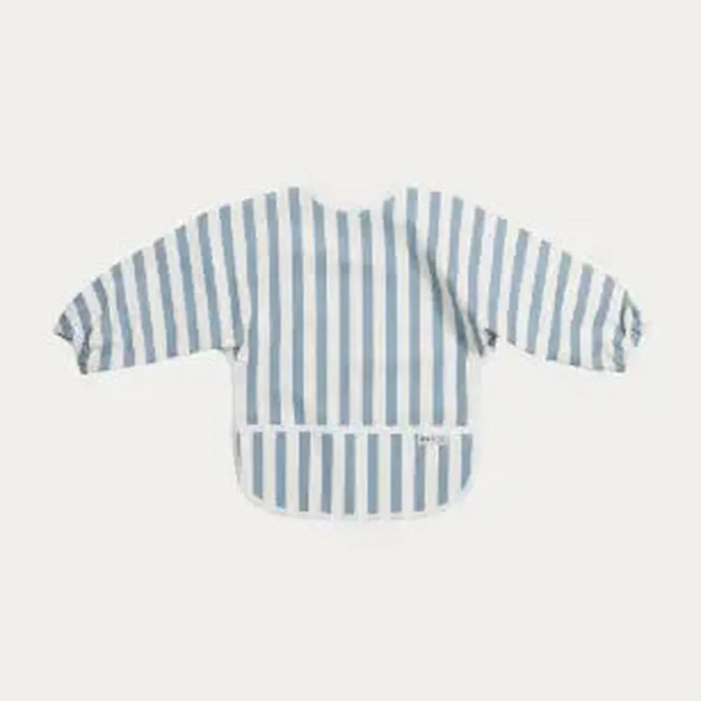 Meyco Mouwslab - Fat Stripe Jeans Blue