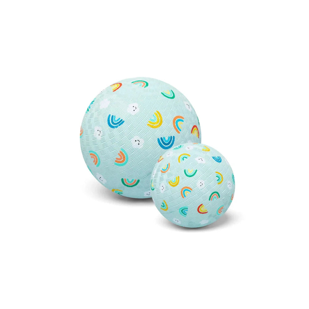 Little L Speelbal - Regenboog En Wolk 13cm