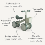 Mushie Mini Toddler Bike - Sage