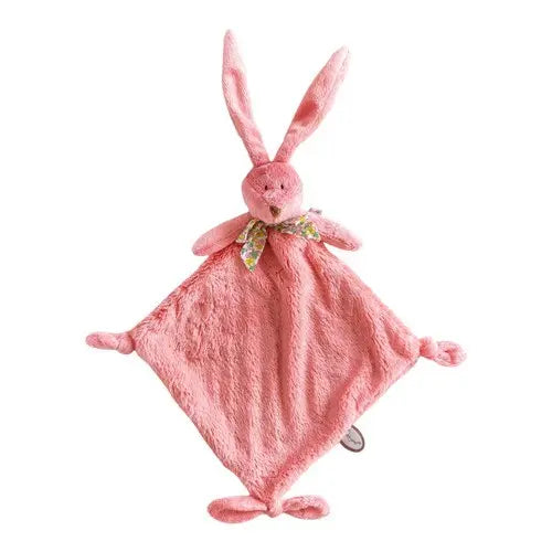 Dimpel Flo Doudou 35 Cm - Framboos Roze | Zachte Knuffeldoek Dimpel