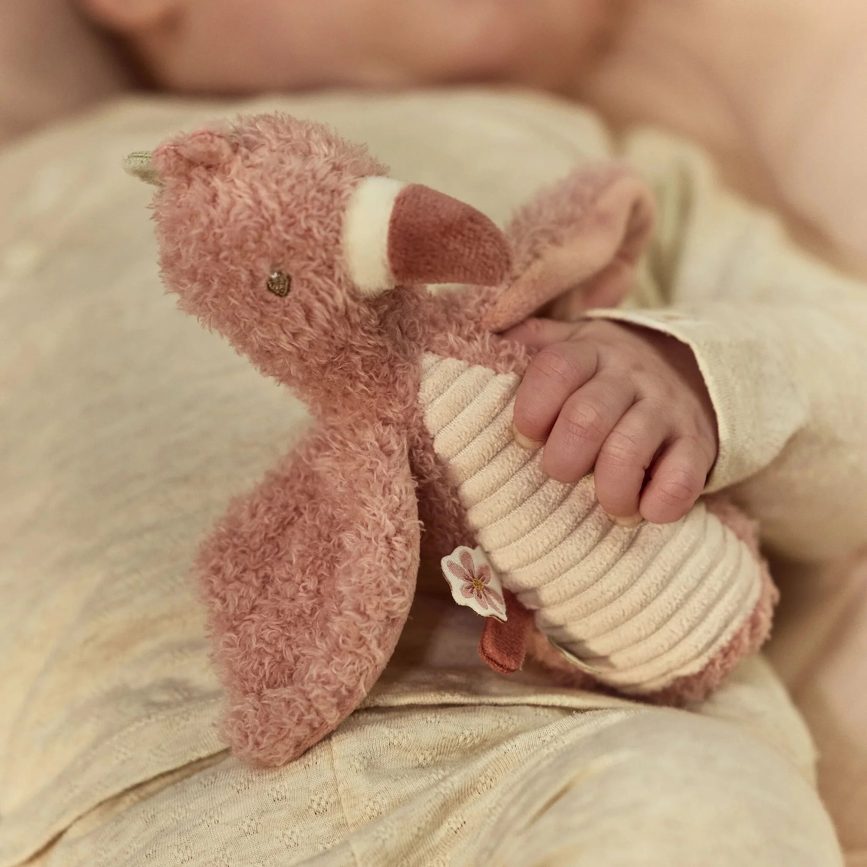 Little Dutch Knijprammelaar Flamingo - Roze