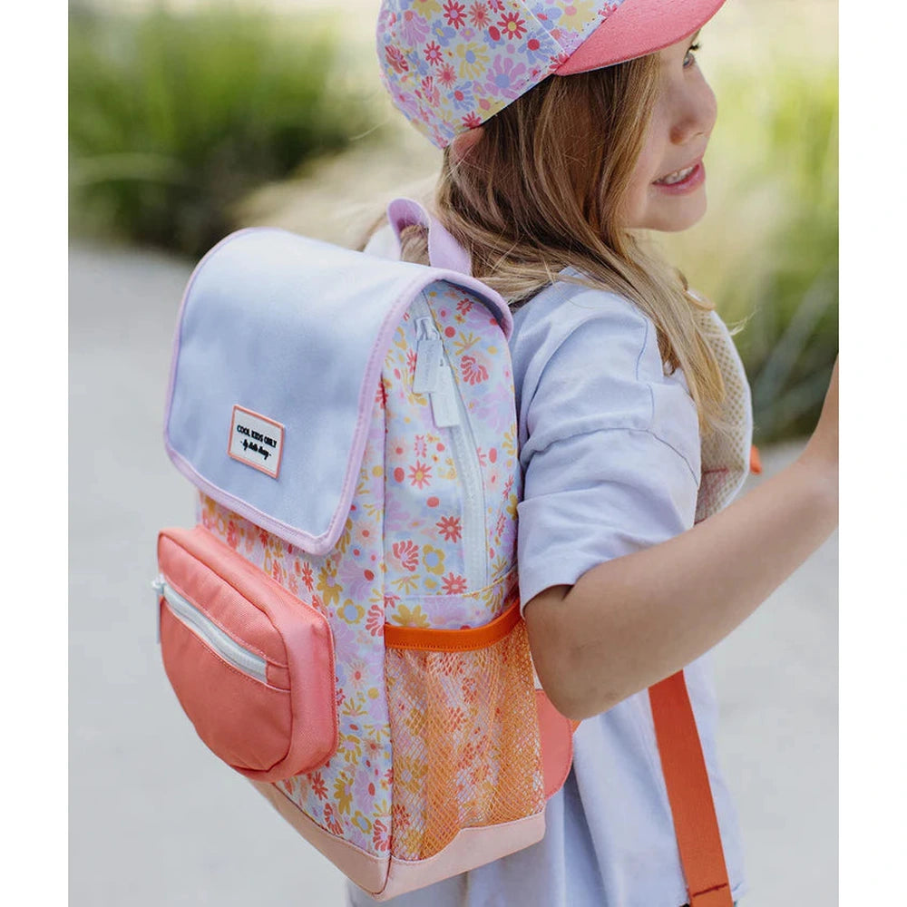 Hello Hossy Rugzak +6jaar Retro Flowers