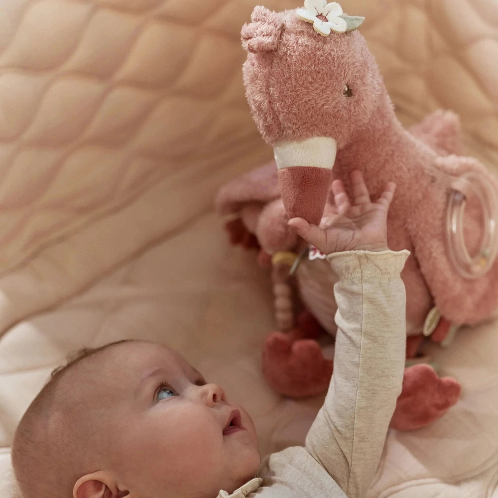 Little Dutch Activiteitenknuffel Flamingo - Roze