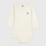 Petit Bateau Body Amerikaanse Hals - Beige