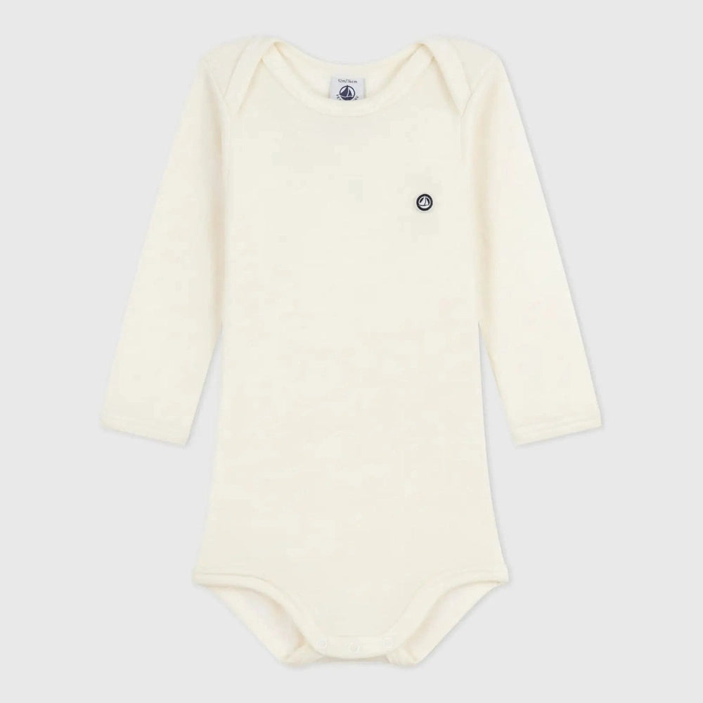 Petit Bateau Body Amerikaanse Hals - Beige