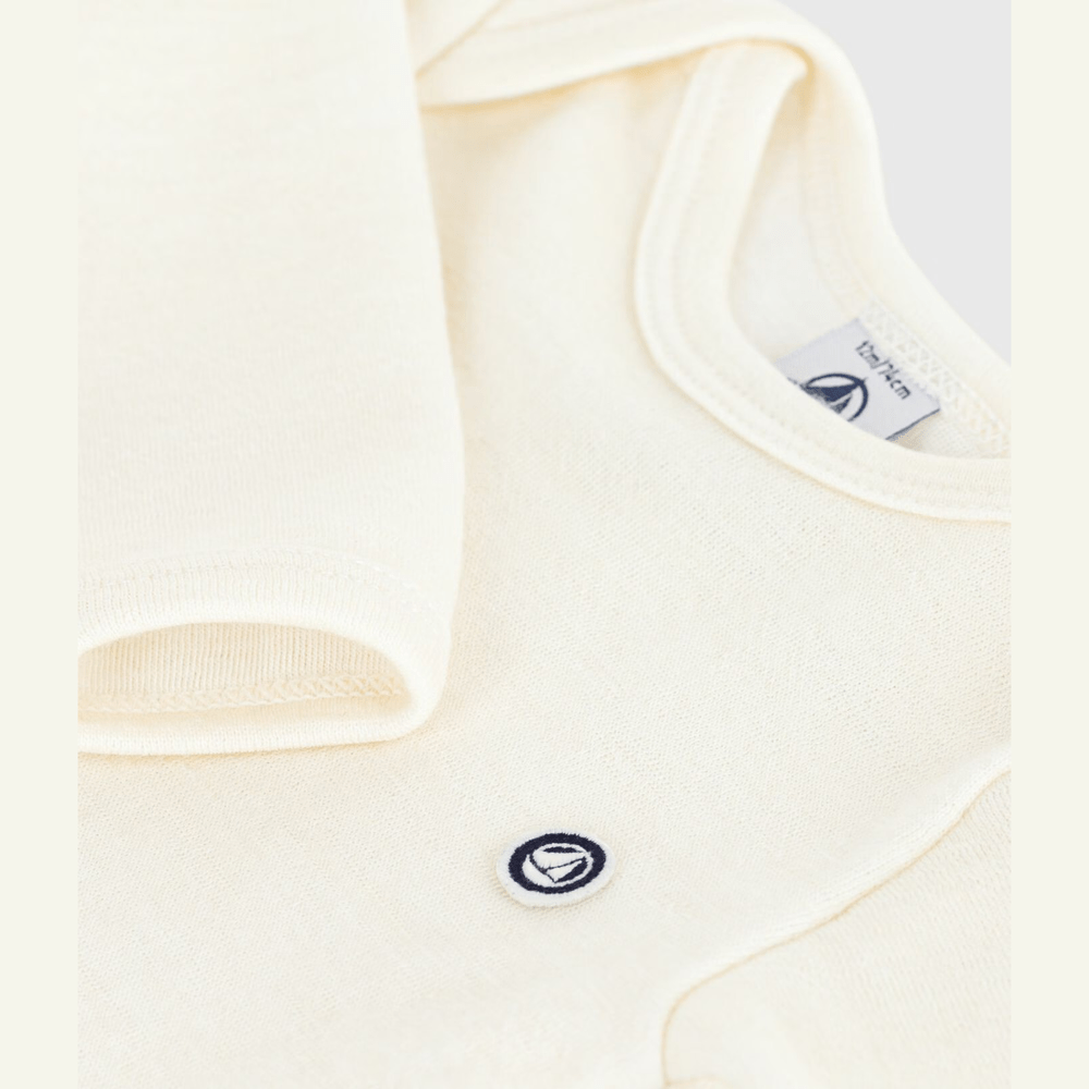 Petit Bateau Body Amerikaanse Hals - Beige