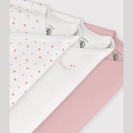 Petit Bateau 3 Bodies Geboorte Lange Mouwen - Multicolor