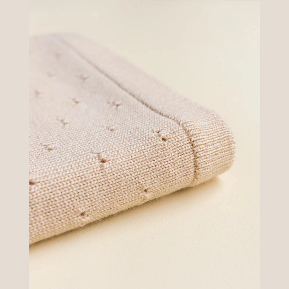 Hvid Blanket Bibi - Oat