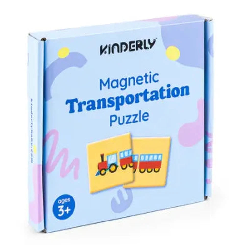 Kinderly Magnetische Puzzel (40-delig) - Vervoer