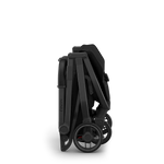 Uppababy Minu V3 Compact Stroller Jake Charcoal Carbon Frame Met Zwart Leer